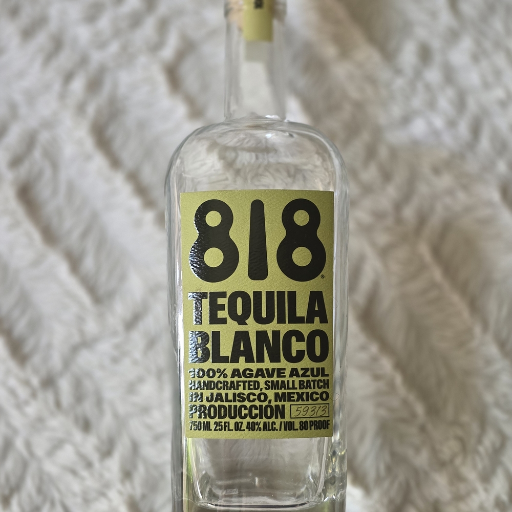 818 Tequila Blanco Bottle "Empty"
